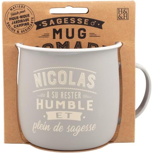 ERSHI-Mug Nomade - Mug à thé et café personnalisé Nicolas - Cadeau pour Homme[103]