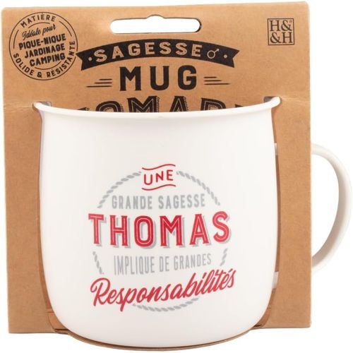 Ershi-Mug Nomade - Mug À Thé Et Café Personnalisé Thomas - Cadeau Pour Homme, Couleurs Pastel (Par Exemple, Rose, Bleu, Vert, Jaun[1