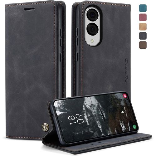 Ershi-Coque Samsung Galaxy S25 Edge Housse Samsung S25 Edge Antichoc En Cuir Pu Premium Fentes Cartes Etui Pochette De Portefeuill[7
