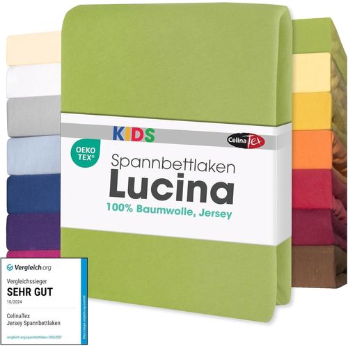 Ershi-Lucina Bébé Enfants Drap-Housse Berceau Lite Enfant Coton 60x120-70x140 Cm Vert[618]