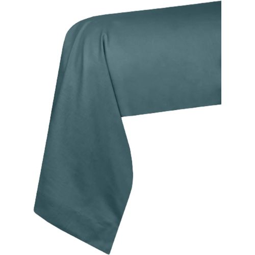 Ershi-Stof - Taie De Traversin -Taille 45x185 Cm - 100% Coton Certifié Oeko-Tex - Excellente Qualité - Couleur Eucalyptus -Modèle [1