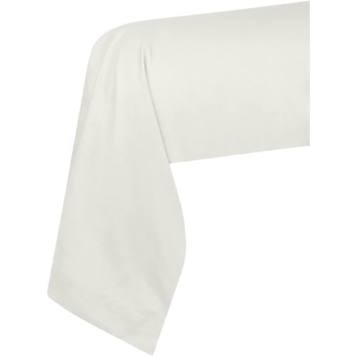 Ershi-Stof - Taie De Traversin -Taille 45x185 Cm - 100% Coton Certifié Oeko-Tex - Excellente Qualité - Couleur Ivoire -Modèle Eden[1