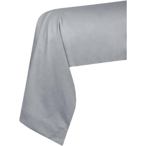 Ershi-Stof - Taie De Traversin -Taille 45x185 Cm - 100% Coton Certifié Oeko-Tex - Excellente Qualité - Couleur Souris -Modèle Eden[1