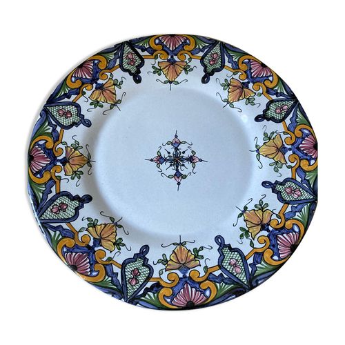 Assiette Vieux Rouen Blanc
