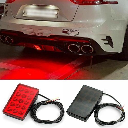 F1 Style 15 Led Arrière, 3ème Stroboscope Clignotant, Feu D'arrêt De Frein Arrière Universel