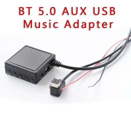 Adaptateur de musique 12V BT 5.0 AUX USB, câble Audio pour micro Radio Pioneer IP-BUS P99 P01, vente en gros