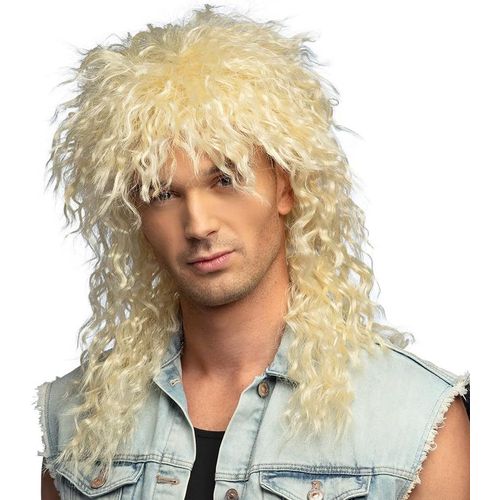 Anwxai-Perruque Des Années 80,Longs Cheveux Synthétiques Avec Boucles,Accessoire De Costume,Carnaval,Soirée À Thème