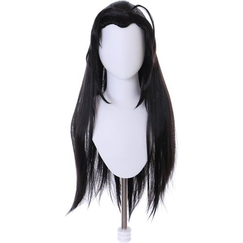Anwxai-Hw-001 Cheveux Noirs Lisses 85 Cm Hanfu China Tradition Coiffure Pour Wei Wuxian Grandmaster Demonic Cosplay Wig Anime Manga