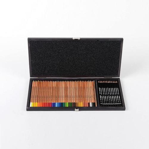 Crayons De Couleur - Beaux-Arts - Coffret 49 Pièces - Rembrandt - Lyra