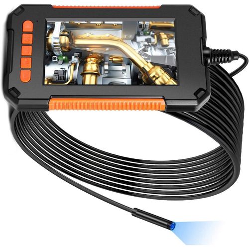 anwxai-Caméra De Pipeline De 4,3 ""Hd,Avec Une Lumière À Led Imperméable De Forage Industriel 8mm Adapté À L'Inspection Des Tuyaux De Vidange Des Égouts De Voiture(5M)
