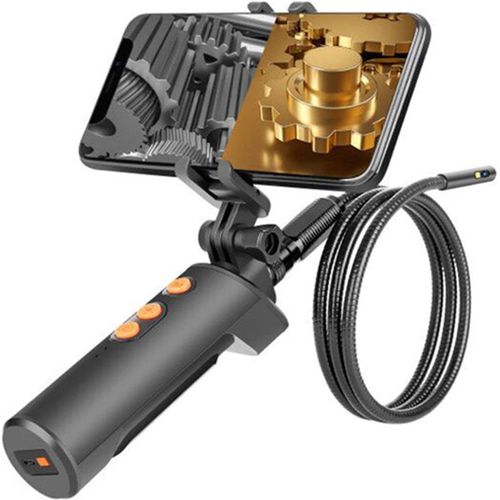 anwxai-Endoscope Industriel À Double Objectif 8mm 1080P 3 Modes Caméra D'Inspection D'Endoscope Wift Caméra D'Endoscope De Tuyau Portable Avec Support De Téléphone Portable,1M