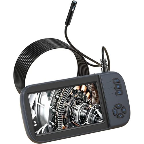 anwxai-Endoscope Industriel À Double Lentille Haute Définition Dans La Main,Caméra D'Endoscope De Tuyau De 8mm Avec Écran De 4,5 Pouces,Endoscope D'Inspection De Moteur,10M