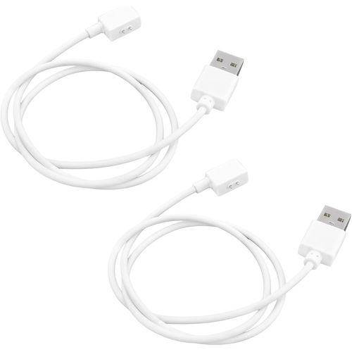 Yemaesre-Lot De 2 Câbles De Charge Usb De 60 Cm Avec Protection Contre Les Surcharges Compatibles Avec Montre Connectée Xiaomi Mi Band 8 9 Pro