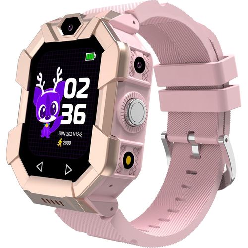 Yemaesre-Montre Connectée Pour Enfants, Téléphone Montre Enfant Podomètre 25 Jeux Caméra Vidéo Réveil Mémoire De Musique Lampe De Poche Sos Montre Enfant Téléphoner Pour Garçons Filles