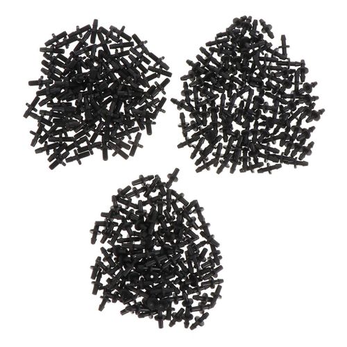 Kit de 300 connecteurs d'irrigation goutte à goutte - Raccords de tuyaux cannelés durables pour jardin et agriculture
