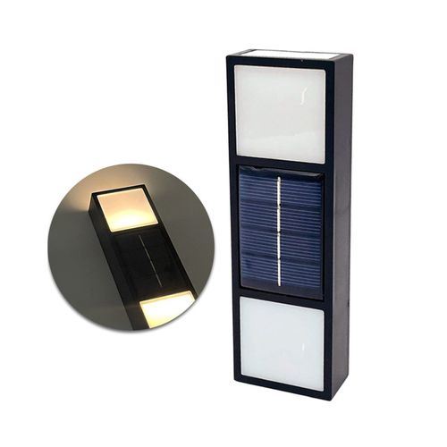 Applique Murale Solaire Intelligente - Étanche, Led Lumineuse, Contrôle Intelligent, Décoration Extérieure Moderne, 6 À 12 Heures D'éclairage