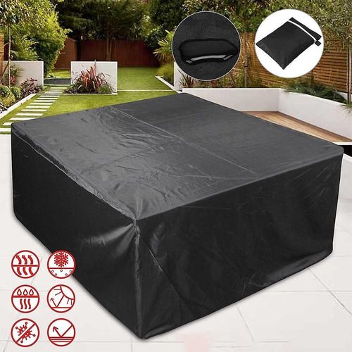 Housses De Protection Pour Meubles De Jardin En Tissu Oxford 210d Résistant ¿ Imperméables, Résistantes Aux Uv, Adaptées Aux Tables Et Chaises, Protection Robuste