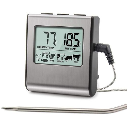 Thermopro Tp-16 Grand Thermomètre À Viande Numérique Lcd Pour Barbecue, Fumoir, Four Et Cuisine - Conseils De Sécurité Pour La Résistance À La Chaleur