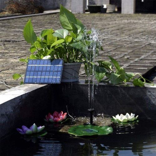Fontaine solaire écologique pour bain d'oiseaux et jardin ¿ Économe en énergie, facile à utiliser, idéale pour la décoration extérieure