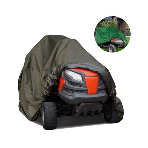 Housse de protection robuste pour tondeuse à gazon ¿ Housse imperméable pour tracteur jusqu'à 54 pouces ¿ Compatible avec la plupart des marques ¿ 140 x 66 x 91 cm