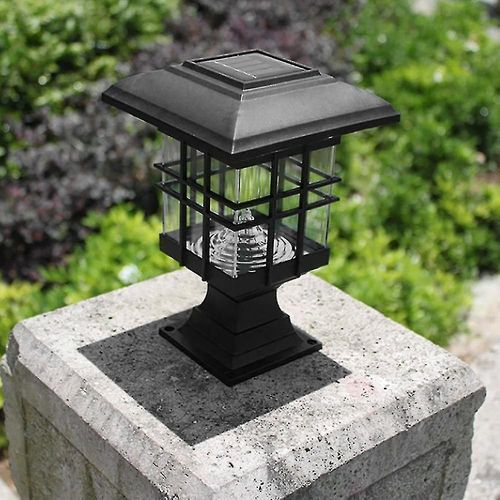 Lampadaire Solaire Étanche Pour Jardin ¿ Lampe D'extérieur Ip65 Avec 3 Led, Abs Durable, Éclairage 8 H