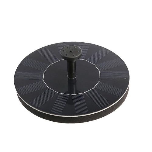 Fontaine solaire pour jardin, bassin et bain d'oiseaux - Pompe à eau flottante automatique et écologique - 16 x 16 cm