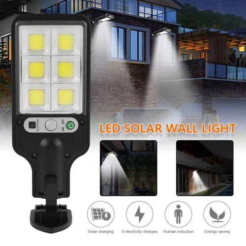 Lampadaire Solaire De Haute Qualité Avec Détecteur De Mouvement Pir, Led, Étanche Ip67, Rechargeable, Pour L'extérieur