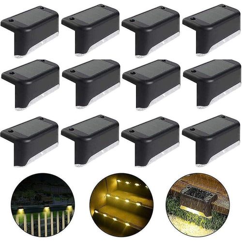 Lampes Solaires Étanches Pour Terrasses Et Clôtures - Lampes De Jardin À Led Avec Contrôle Intelligent Et Conception Durable Pour Une Utilisation En Extérieur