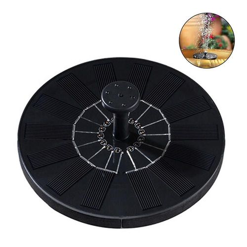 Fontaine solaire écologique pour bain d'oiseaux avec 4 buses ¿ Fontaine automatique pour jardins et étangs