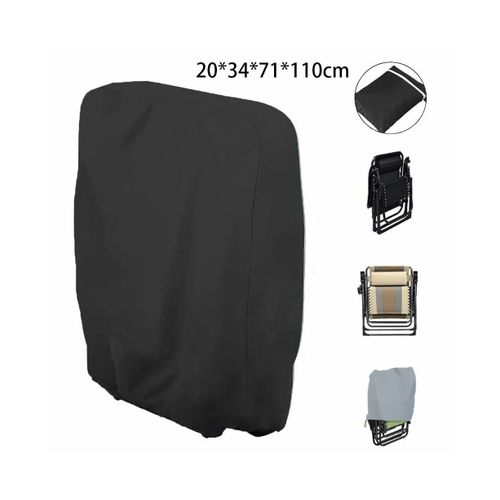 Housse de protection imperméable pour chaise Zero Gravity - Protection pour meubles d'extérieur, anti-poussière et résistante aux UV, avec sac de rangement