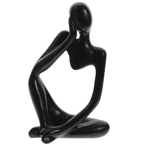 Statue de penseur abstrait moderne ¿ Décoration de bureau en résine pour la maison ou le bureau, cadeau unique pour toutes les occasions