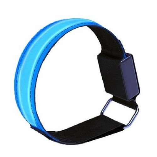 Bracelet Lumineux Led Pour La Course Nocturne - Brassard Réglable Avec 3 Modes Pour Plus De Sécurité Lors Des Activités De Plein Air - Bleu