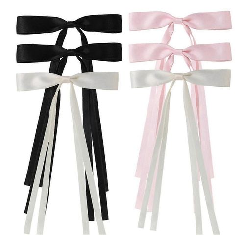 Noeud De Cheveux Pour Les Femmes, Dots Hair Bows Pour Les Filles, Chaîne Arcs Pour Les Cheveux, Pinces À Cheveux Noeud Avec Queue, Pinces À Cheveux Pour Les Femmes F 