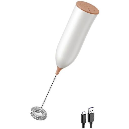 Mousseur à lait, USB Rechargeable Électrique Mousseur à lait Bâton ...