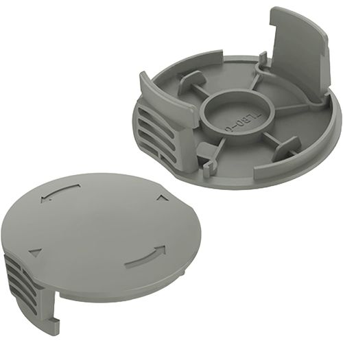 Lot de 2 couvercles de bobine de coupe-bordure, compatibles avec Bosch F016F05320, capuchons de rechange pour Bosch EasyGrassCut 23/26/18/18-230/18-260/18-26 (2 capuchons)