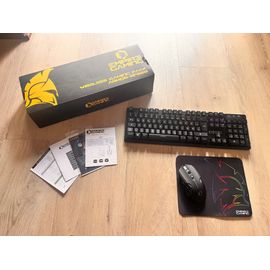 Empire Gaming - Armor RF800 Pack Clavier Souris Gaming Rechargeable sans Fil QWERTY