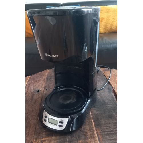 cafetière BRANDT noire sans verseuse