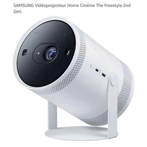 Video projecteur nomade Samsung Freestyle 2nd génération, le pack complet avec batterie et boîtier de transport