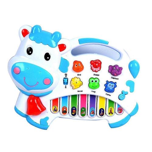 Bébé Piano Musique Jouet Dessin Animé Vache Animal Ferme Clavier Piano Bébé Note De Musique Apprentissage Développement Éducatif Enfants Jouet