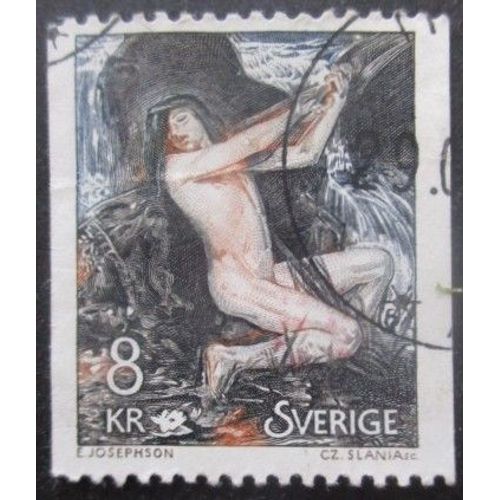 Suede N°1114 Tableau Oblitéré