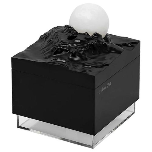 Diffuseur d'arômes, humidificateur à brume fraîche, lampe de lune LED, diffuseur d'arômes d'huiles essentielles et veilleuse, noir
