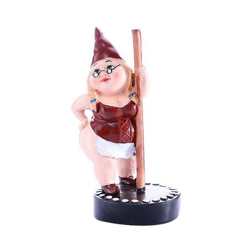 Statue de Gnome de Pole Dance en résine, Danse Sexy Strip-teaseuse Fille & Dame Femme Figure pour Vitrine Personnalisé Drôle