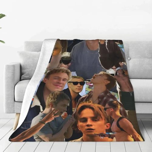 Couverture En Flanelle Rafe Cameron Drew Starkey Couverture Super Douce Pour Canape, Chaise, Pique-Nique, Couvre-Lit Moelleux, Housse De Canape-Lit