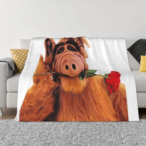 Couverture Décorative Alf, Plaid De Lit Moelleux, Grandes Couvertures