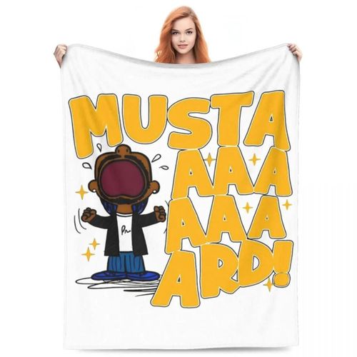 Couvertures Moutarde Kendrick Lamar En Flanelle, Couverture D'été Ultra-Douce Et Portable Pour Literie, Voyage, Couette Fine En Peluche