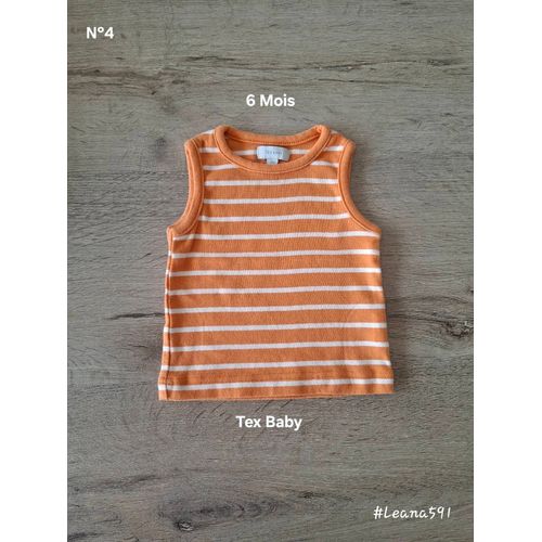 N°4 - Débardeur - Tex Baby - 6 Mois