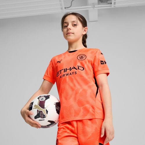 Maillot De Gardien De But À Manches Courtes 24/25 Manchester City Enfant Et Adolescent