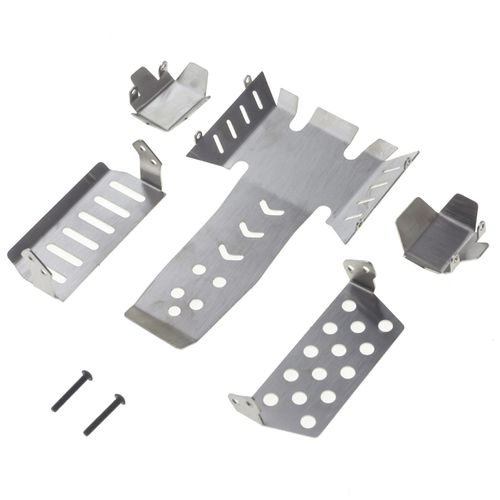 Plaque De Protection D'essieu Pour Châssis En Acier Inoxydable, 5 Pièces, Pour Vanquish Vs4-10 Phoenix Vs410 Rc, Pièces De Mise À Niveau De Voiture Sur Chenilles