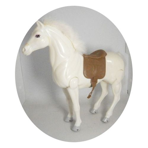 Série barbie - cheval blanc - 28cm