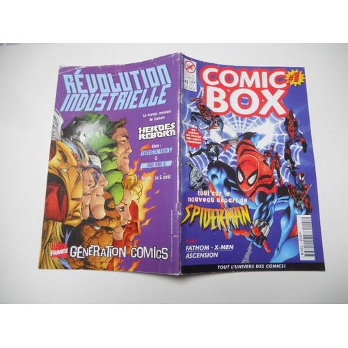 Comic Box N°1 Juillet 1998 + Poster